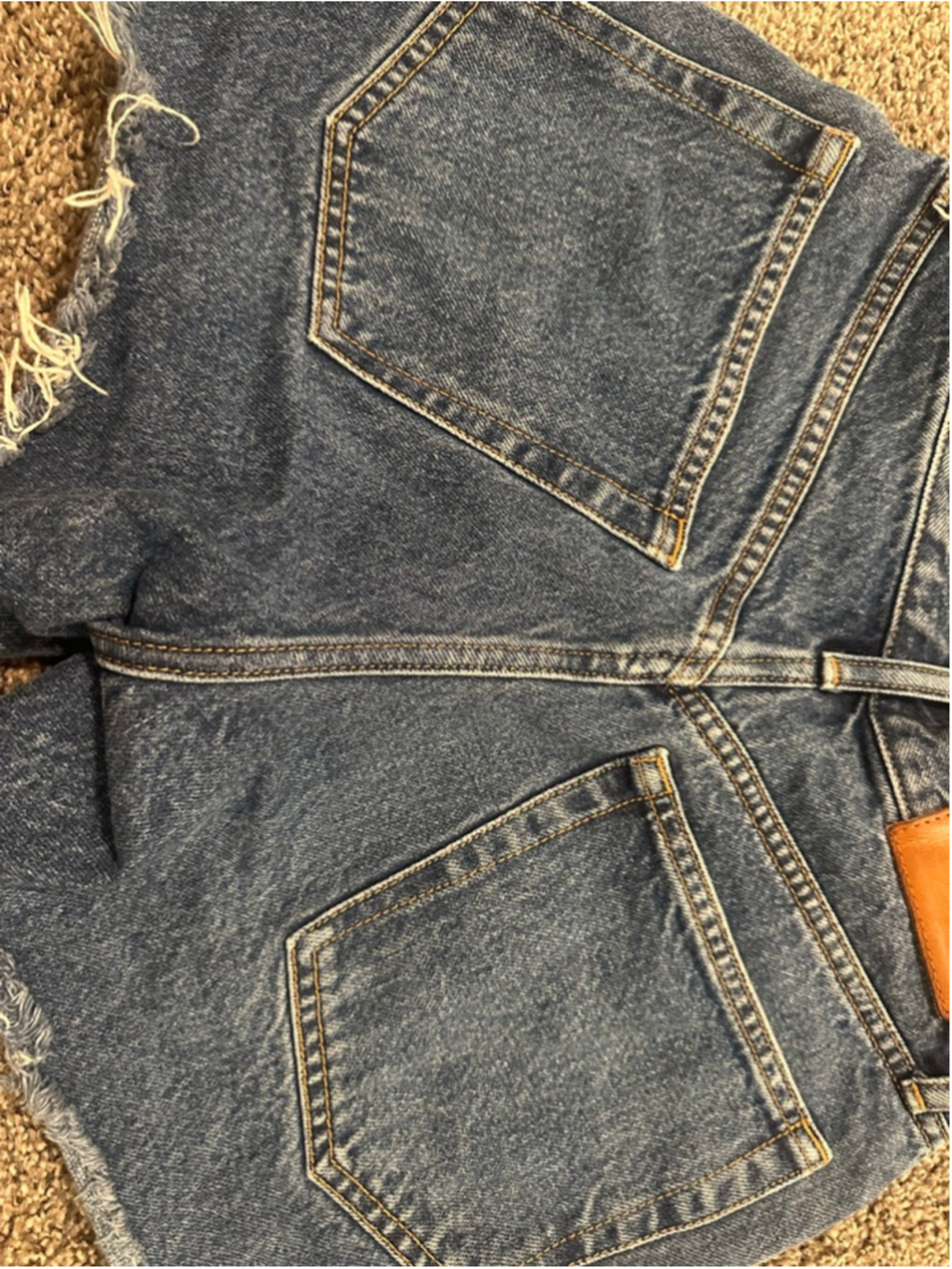 Lucky Brand Women's Blue Traveler Relaxed Jean Shorts Size 26 - Picture 5 of 13